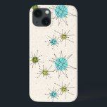 Iconic Atomic Starbursts iPhone 6/6S Case<br><div class="desc">This Iconic Atomic Starbursts iPhone 6/6S Case pattern features iconic atomic starbursts. That’s right! The old school, cream coloured background with gold speckles is the perfect backdrop for the vibrant turquoise, soothing celery, and kitschy pear green coloured circles. The spots of colour are sporadically placed in various sizes with overlaying...</div>