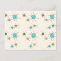 Iconic Atomic Starbursts Postcard