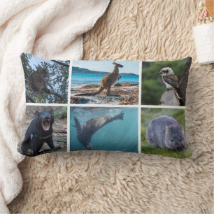 Iconic Australian Animals Lumbar Cushion