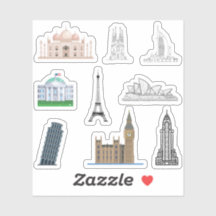 Iconic Building Stickers