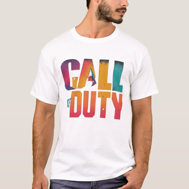 Iconic 'Call of Duty' T-Shirt for Every Gamer (Front)