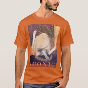 Iconic Cat Painting Tee Ginger Tom Cat Kitten