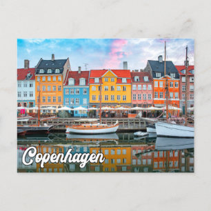 Iconic City Of Copenhagen, Denmark Postcard