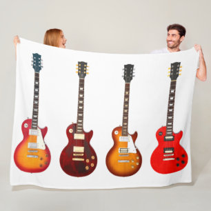 ICONIC ELECTRIC GUITARS  FLEECE BLANKET