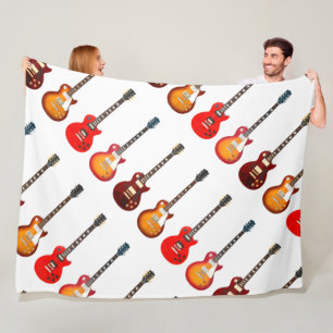 ICONIC ELECTRIC GUITARS  FLEECE BLANKET