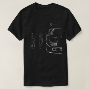 Iconic F 40 Outline Tee   Piston & Thread