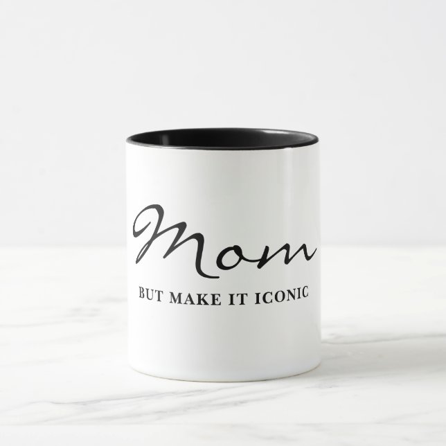 Iconic Fun Witty Cool Mum Coffee Mug (Center)