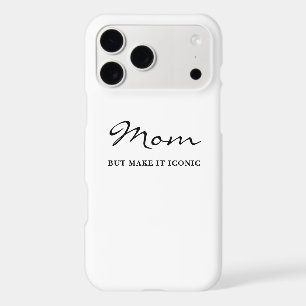 Iconic Fun Witty Cool Mum Minimalist iPhone Case