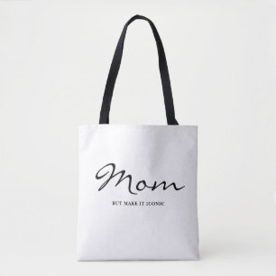 Iconic Fun Witty Cool Mum Minimalist Tote Bag