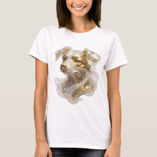 Iconic Gold GOLDEN DOG Graphic Design T-Shirt