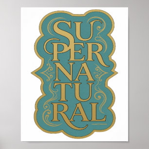 Iconic Gold SUPER NATURAL Print
