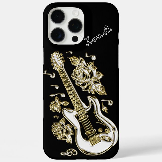 Iconic Guitar Creates Musical Splendour Case-Mate iPhone Case (Back)