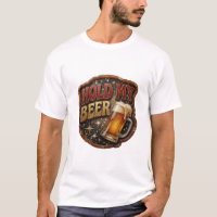 Iconic HOLD MY BEER 3D Text Art