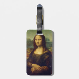 Iconic Leonardo da Vinci Mona Lisa Luggage Tag