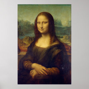 Iconic Leonardo da Vinci Mona Lisa Poster