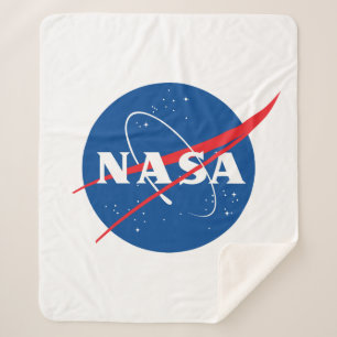 Iconic NASA 50” x 60” Sherpa Throw Blanket
