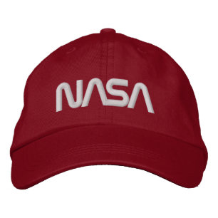 Iconic NASA Circa Comet Red Cotton Embroidered Hat