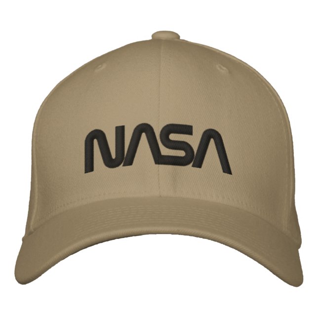 Iconic NASA Circa Jupiter Beige Wool Embroidered Hat (Front)