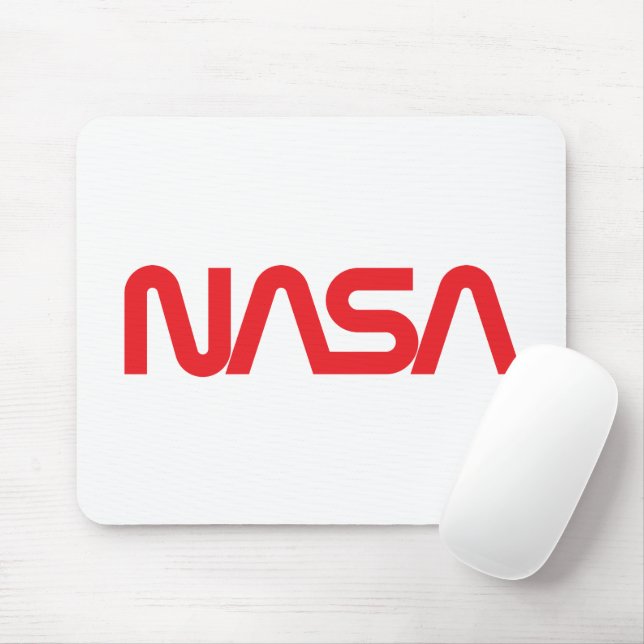 Iconic NASA Circa Mousepad (Rocket White) (With Mouse)