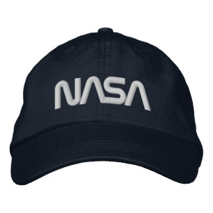 Iconic NASA Circa Night Sky Blue Cotton Embroidered Hat