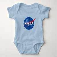Iconic NASA Cotton Baby Bodysuit (Uranus Blue)