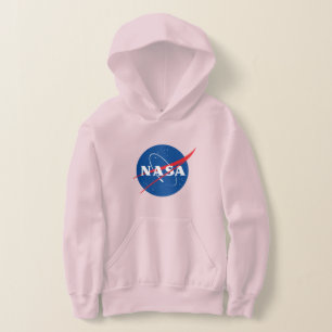 Iconic NASA Girls’ Horizon Pink Hoodie (XS–XL)