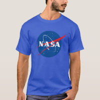 Iconic NASA Heavy Cotton T-Shirt (Neptune Blue)