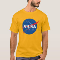 Iconic NASA Heavy Cotton T-Shirt (Saturn Gold)