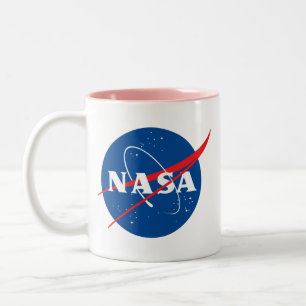Iconic NASA Horizon Pink Trim Ceramic Mug