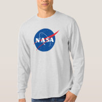 Iconic NASA Long Sleeve T-Shirt (Mercury Grey)