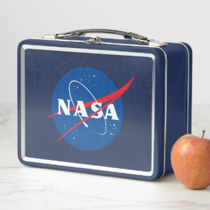 Iconic NASA Night Sky Blue Metal Lunch Box