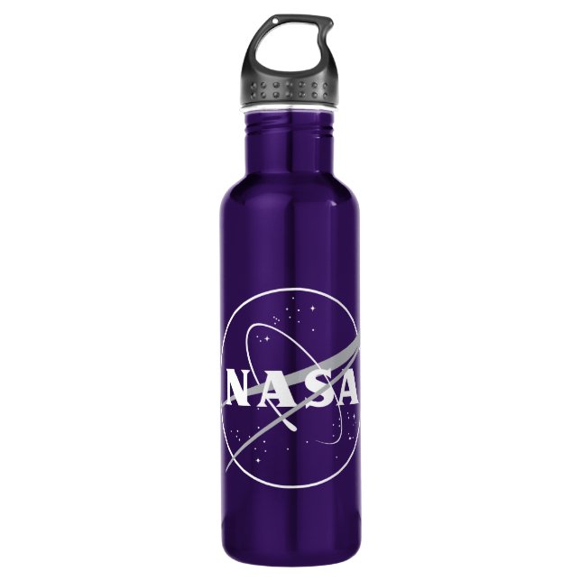 Iconic NASA One-Colour Nebula Purple 24 oz 710 Ml Water Bottle (Front)