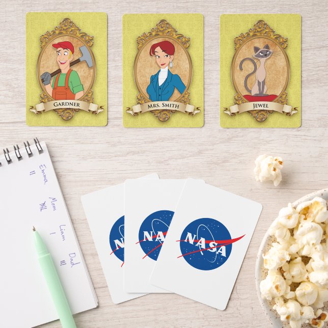 Iconic NASA Playing Cards (choose kids’ games) (Insitu (Game Night))