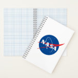 Iconic NASA Science Notebook (Mercury Grey Spiral)<br><div class="desc">IMPORTANT NOTICE:  NASA Insignia and identifiers provided and used with permission of NASA.</div>