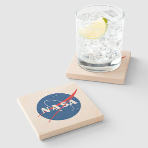 Iconic NASA Square Geo Sandstone Coaster