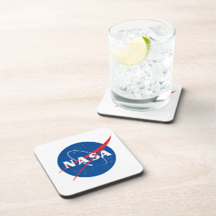 Iconic NASA Square Premium Plastic Coaster Set