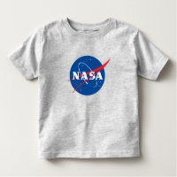 Iconic NASA Toddler T-Shirt (Mercury Grey)