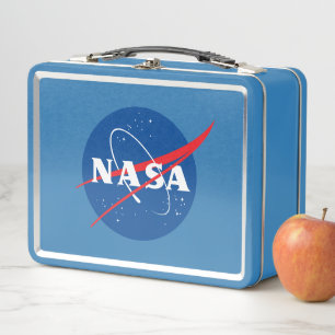 Iconic NASA Uranus Blue Metal Lunch Box