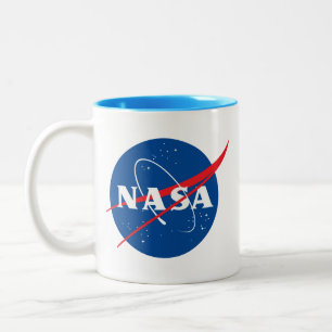 Iconic NASA Uranus Blue Trim Ceramic Mug