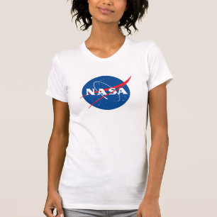 Iconic NASA Women’s Slim T-Shirt (Rocket White)