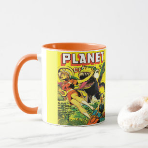 ICONIC PLANET COMICS ILLUSTRATION MUG
