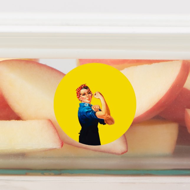 Iconic Rosie The Riveter Retro Style (Affixed)