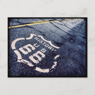 Iconic Route 66 Postcard