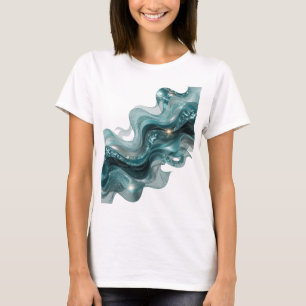 Iconic Silver ABSTRACT ART Graphic Tee v2