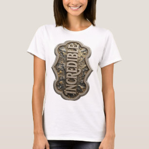 Iconic Silver INCREDIBLE Bold Design T-Shirt