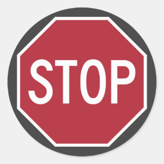 Iconic STOP Sign Stickers