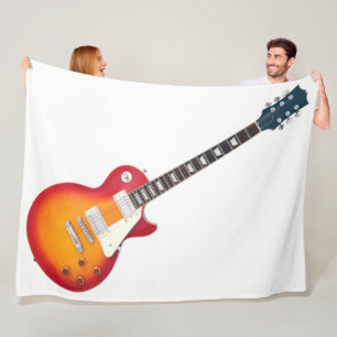 ICONIC SUNBURST ELECTRIC GUITARS  FLEECE BLANKET