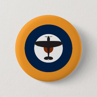 Iconic Supermarine Spitfire 6 Cm Round Badge