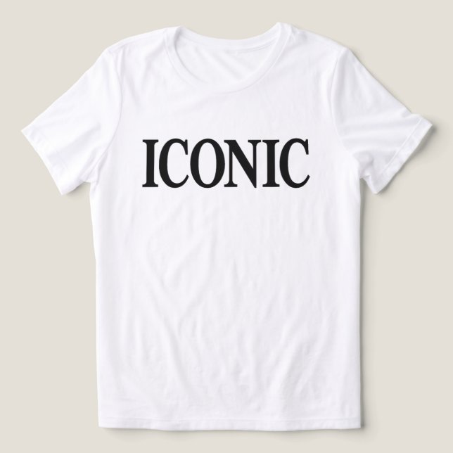 ICONIC Tri-Blend SHIRT (Design Front)