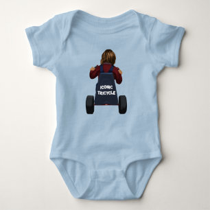 Iconic Tricycle Cute Baby Boy Girl Halloween 2023 Baby Bodysuit